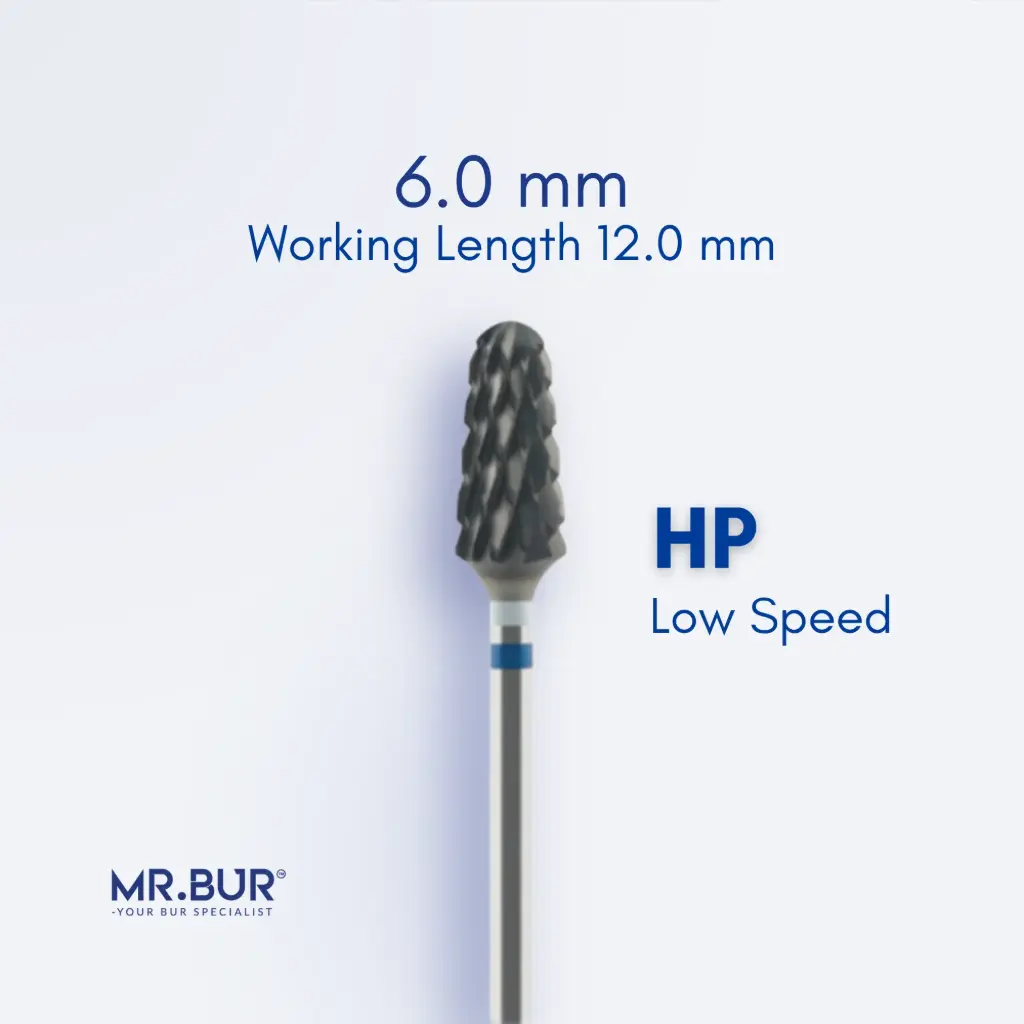 TUNGSTEN CARBIDE BUR FOR CVD COATING - CROSS CUT STANDARD