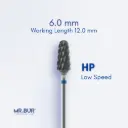 TUNGSTEN CARBIDE BUR FOR CVD COATING - CROSS CUT STANDARD