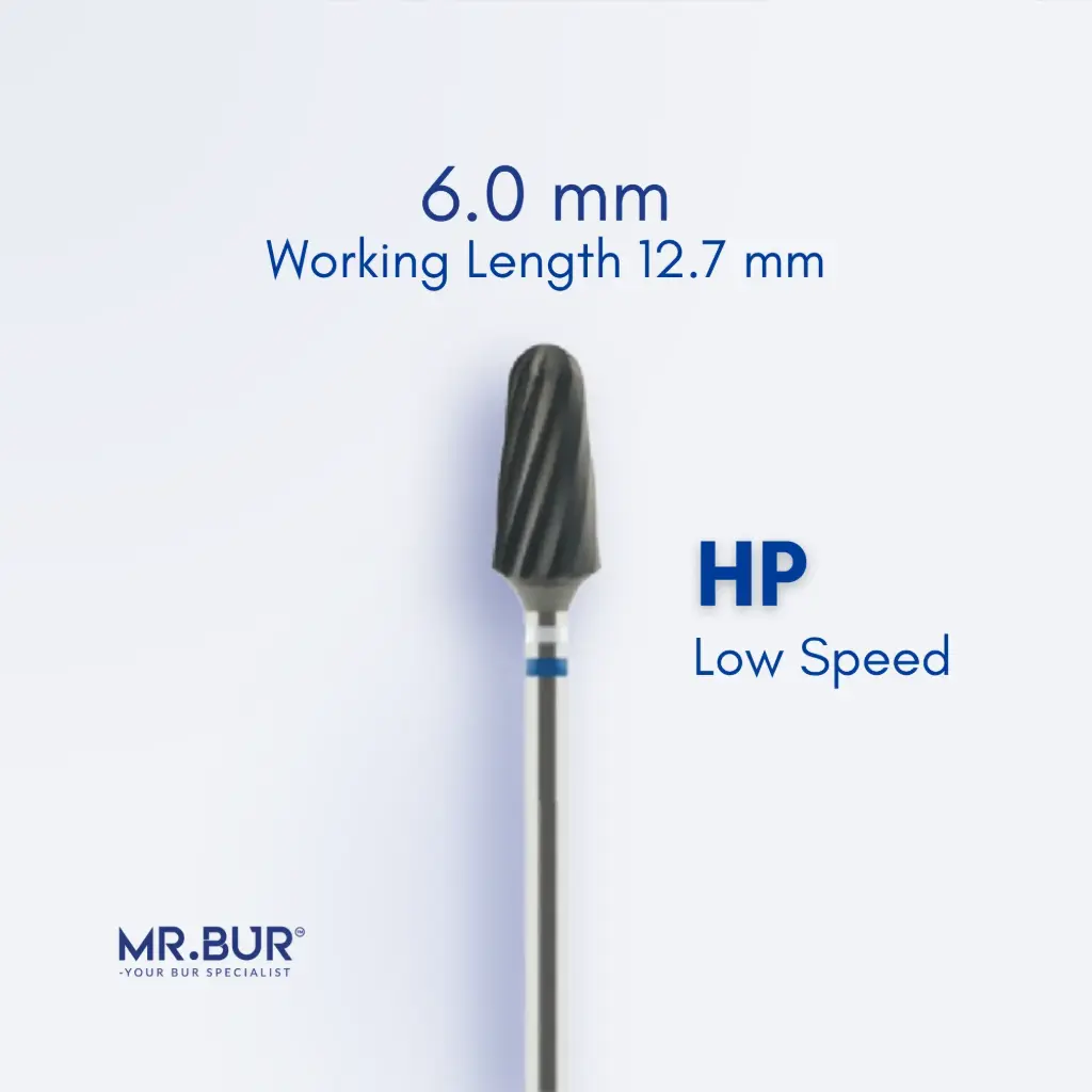 TUNGSTEN CARBIDE BUR FOR CVD COATING - PLAIN CUT STANDARD