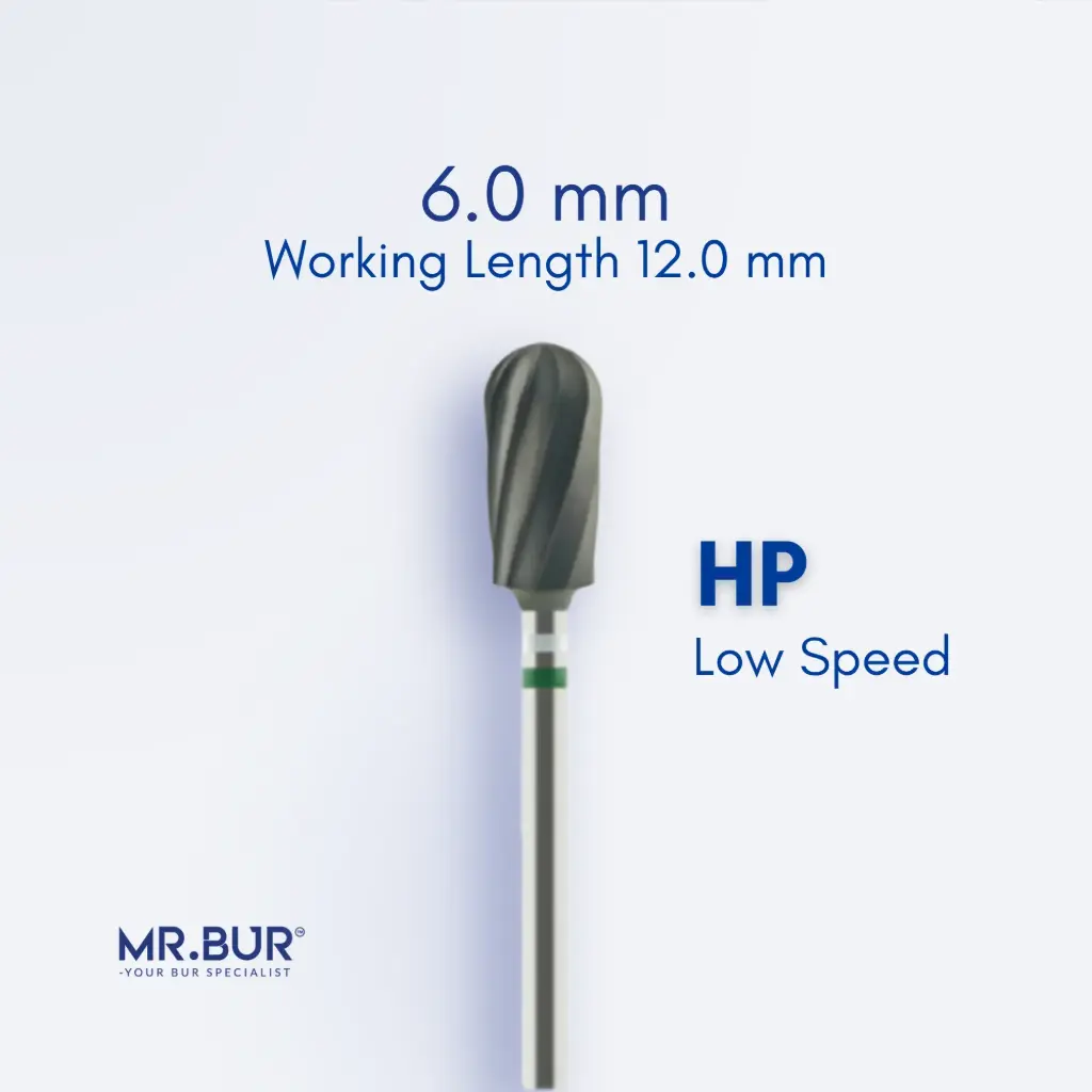 TUNGSTEN CARBIDE BUR FOR FOR CVD COATING - PLAIN CUT COARSE
