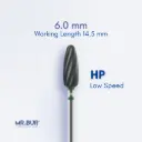 TUNGSTEN CARBIDE BUR FOR FOR CVD COATING - PLAIN CUT COARSE