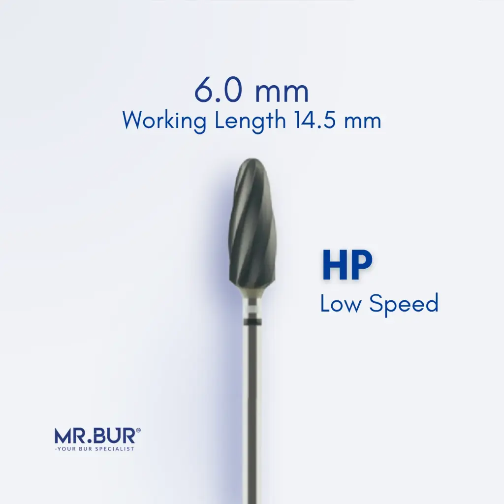 TUNGSTEN CARBIDE BUR FOR CVD COATING - PLAIN CUT SUPER COARSE