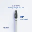 TUNGSTEN CARBIDE BUR FOR CVD COATING - PLAIN CUT SUPER COARSE