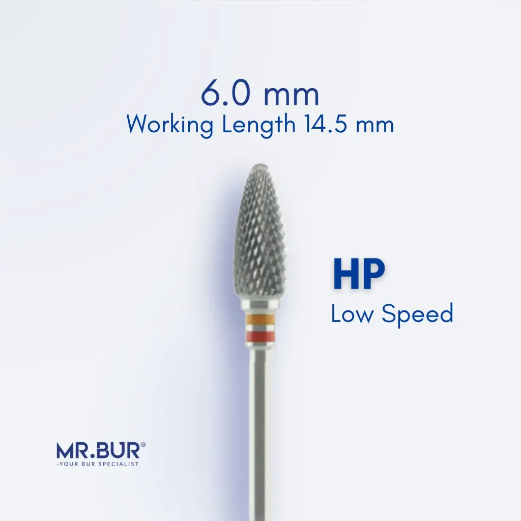 TUNGSTEN CARBIDE BUR FOR ACRYLIC RESIN - CROSS CUT FINE