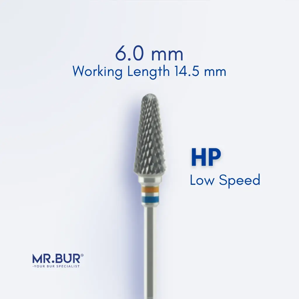 TUNGSTEN CARBIDE BUR FOR ACRYLIC RESIN - CROSS CUT STANDARD