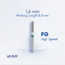 FG DIAMOND CYLINDER ROUND END 