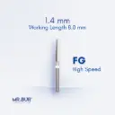 FG FINISHING CARBIDE CYLINDER ROUND END - CF198UF.314.014