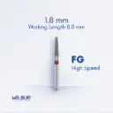 FG DIAMOND TAPER FLAT END - 847F FG.018 