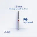 FG DIAMOND TAPER FLAT END - 848F FG.018