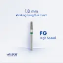 FG DIAMOND TAPER ROUND END - 849G FG.018