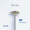 LAB POLISHING BRUSH WHEEL SHAPE (WHITE GOAT HAIR)