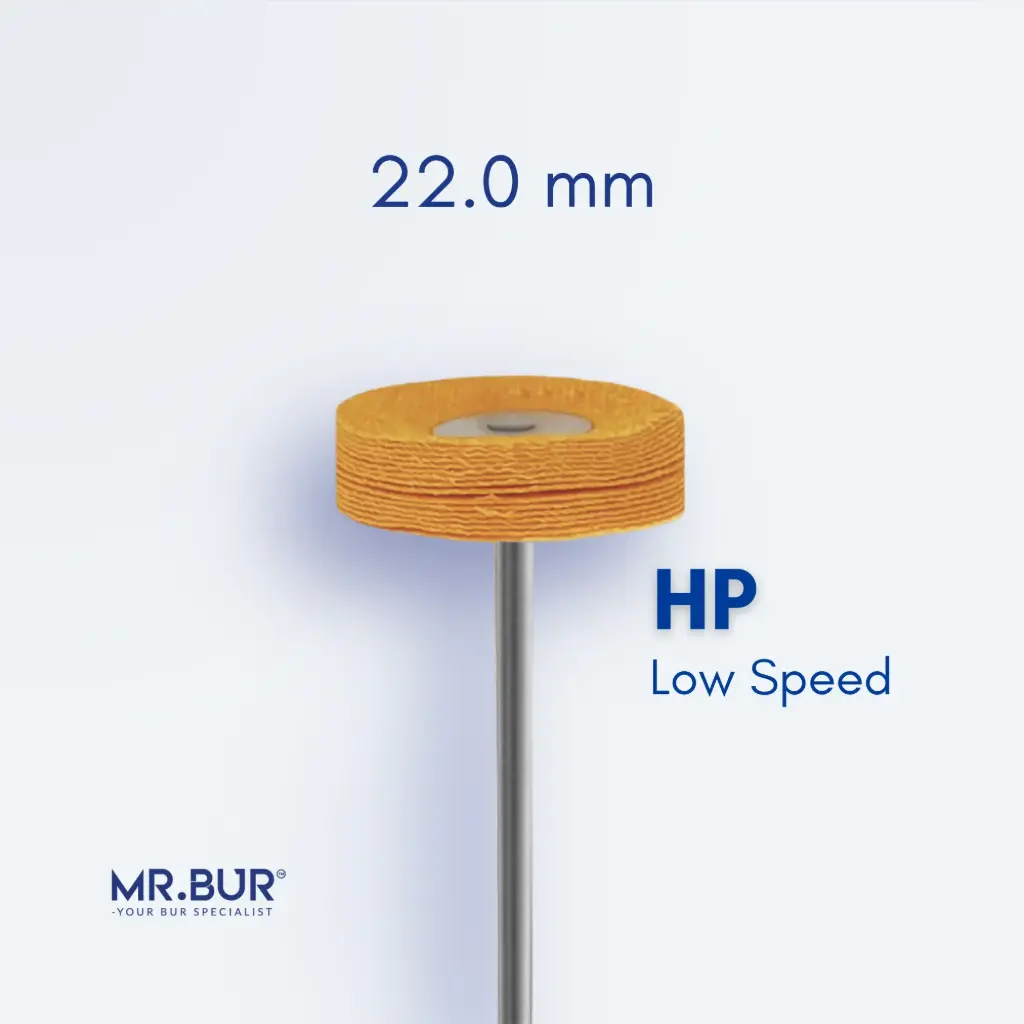 LAB POLISHING BRUSH WHEEL SHAPE (YELLOW)
