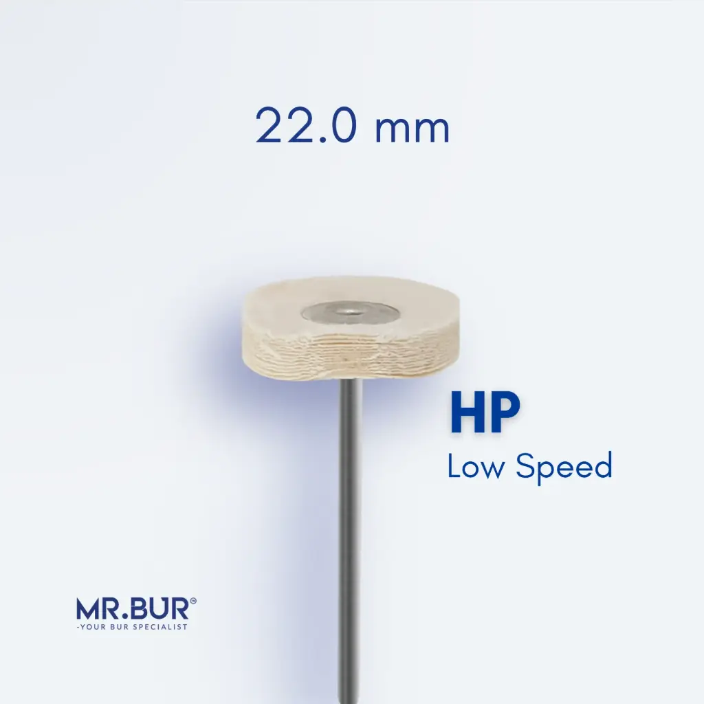 LAB POLISHING BRUSH WHEEL SHAPE (WHITE CLOTH)