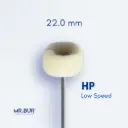 LAB POLISHING BRUSH WHEEL SHAPE (WHITE/CASHMERE)
