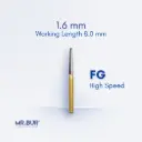 FG FINISHING CARBIDE TAPER ROUND END