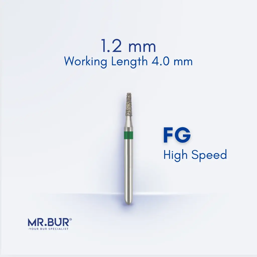 FG DIAMOND TAPER FLAT END