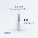 FG DIAMOND TAPER FLAT END