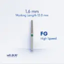 FG DIAMOND TAPER FLAT END