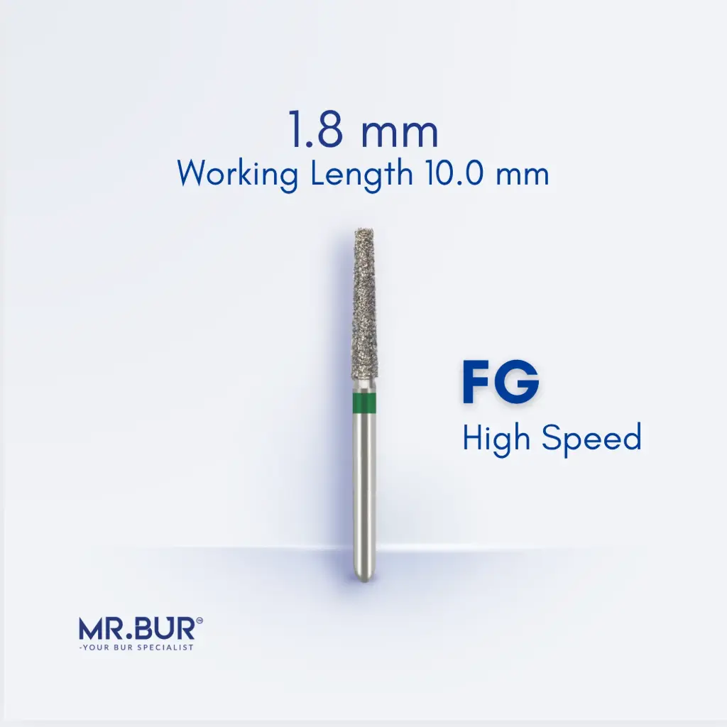 FG DIAMOND TAPER FLAT END