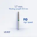 FG DIAMOND TAPER ROUND END