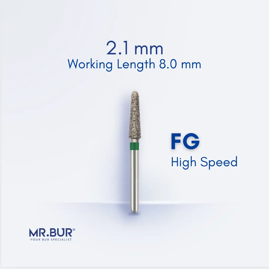FG DIAMOND TAPER ROUND END