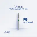 FG DIAMOND TAPER ROUND END