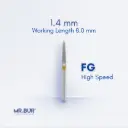 FG DIAMOND TAPER TORPEDO SUPER FINE