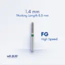FG DIAMOND CYLINDER ROUND END 