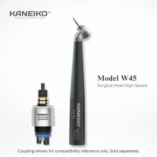 [MODEL W45] KANEIKO 45° REVERSE AIR TITANIUM HANDPIECE W DESIGN 